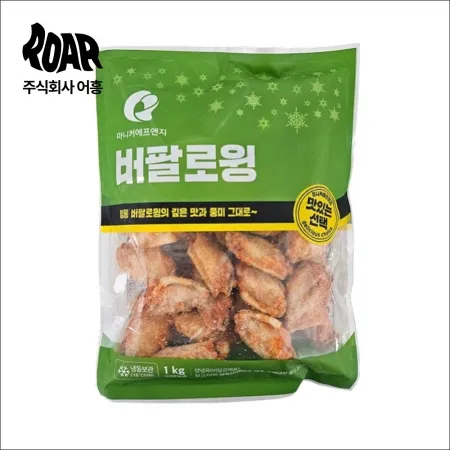 마니커 버팔로윙 (1kg) 냉동 치킨 윙봉 안주 에어프라이어