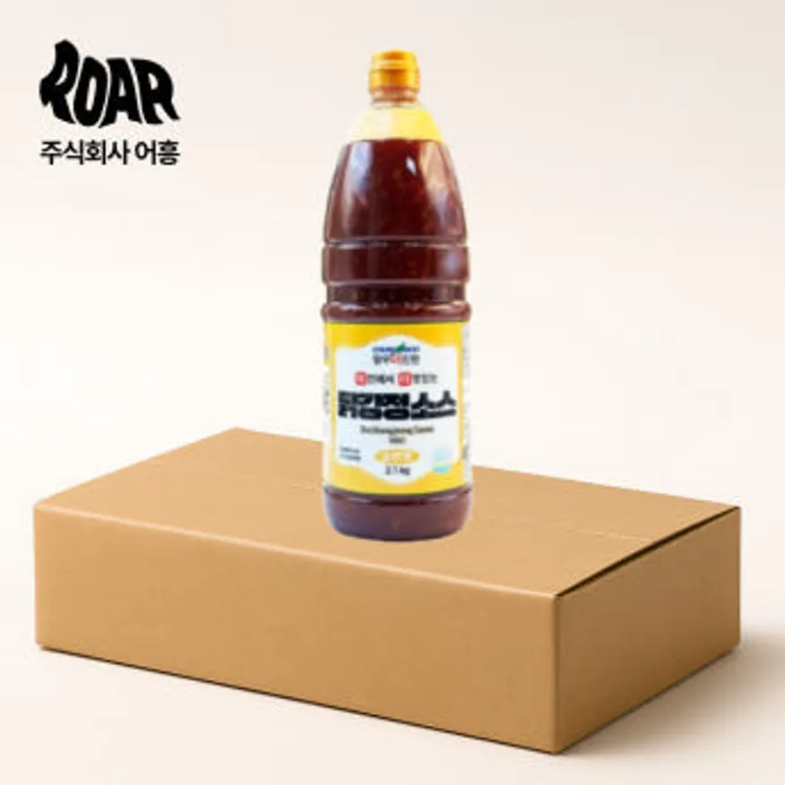 청우 닭강정 소스 순한맛 1box (2.1kg x 8개) 이미지