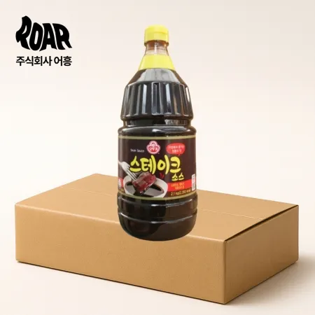 오뚜기 스테이크 소스 1box (2.1kg x 6개)