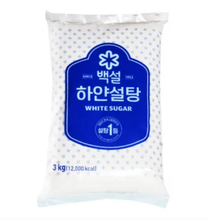 백설 하얀 설탕 3kg CJ