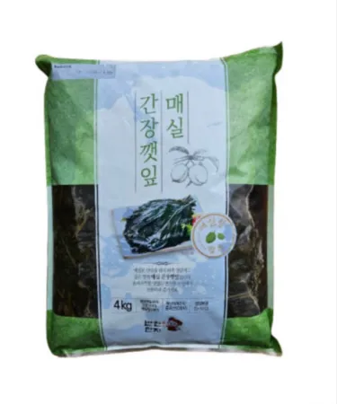 깻잎매실간장 4kg 반찬단지 중국산