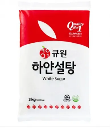 큐원 하얀설탕 3kg