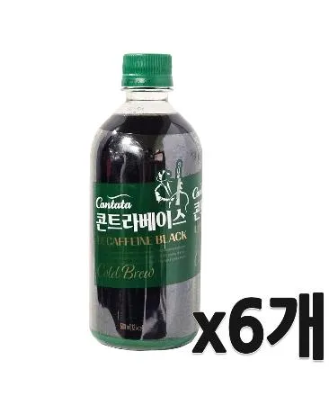 칸타타 콘트라베이스 디카페인 500ml*6개