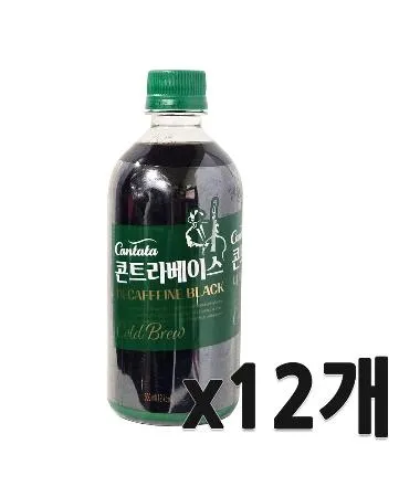칸타타 콘트라베이스 디카페인 500ml*12개