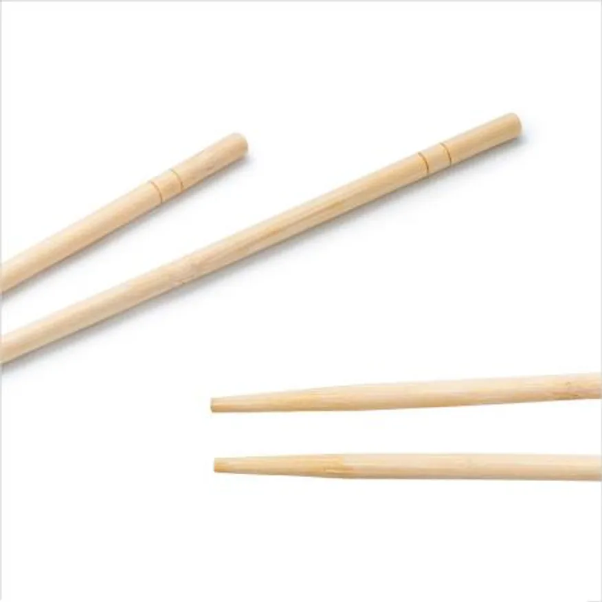 둥근 대나무 젓가락 20cm 크라프트 인쇄 (소원은 리뷰) 1000개 이미지