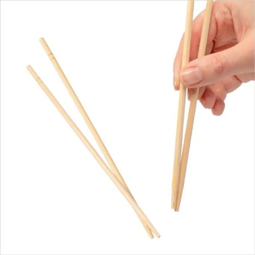 둥근 대나무 젓가락 20cm OPP 개별 포장 우리의 소원 1000개 이미지