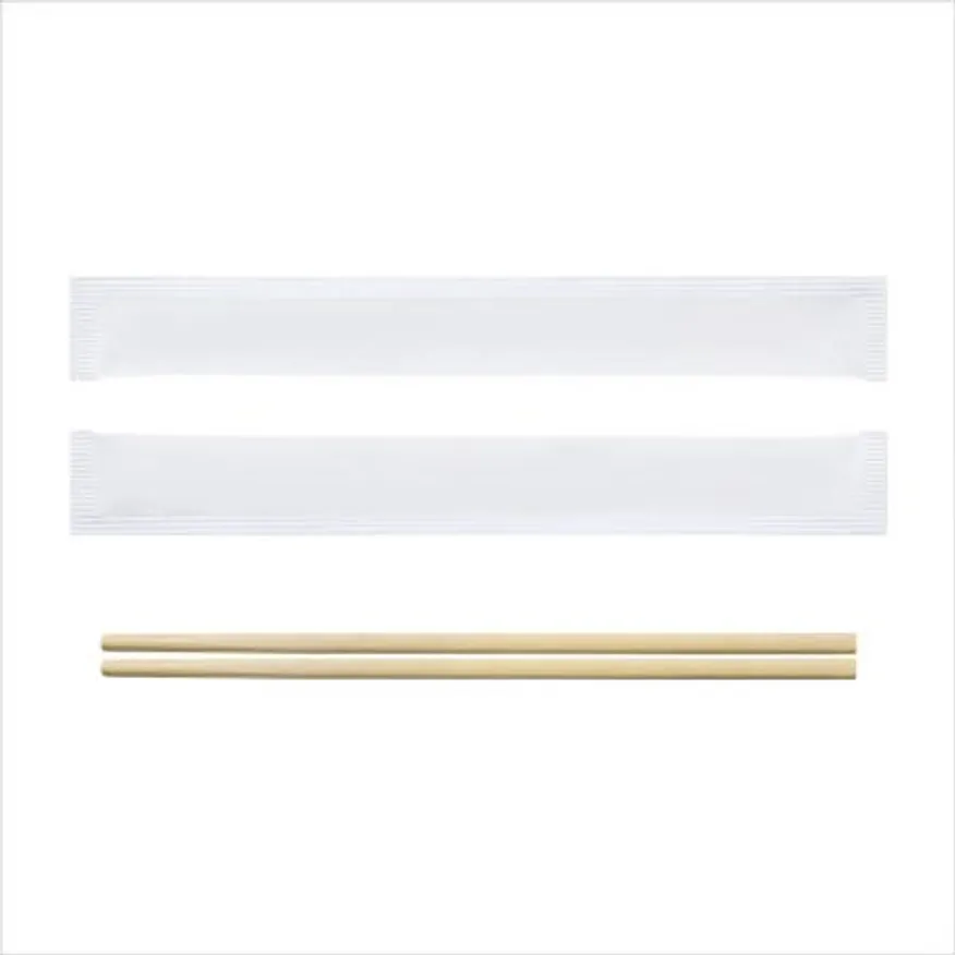 사각 대나무 젓가락 20cm 백색 무지 2000개 이미지