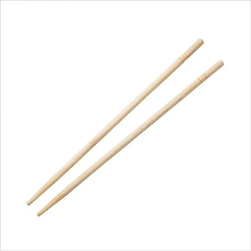 둥근 대나무젓 가락 20cm 백색 무지 1000개 이미지