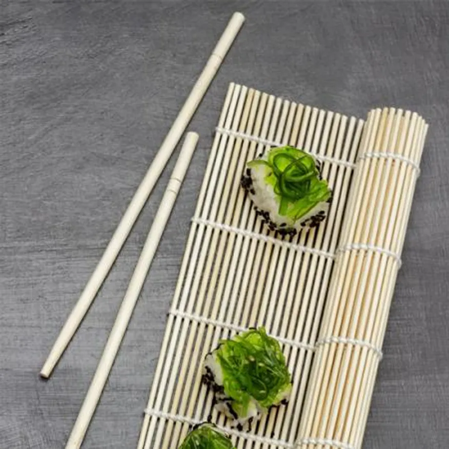 둥근 대나무젓 가락 20cm 크라프트 무지 1000개 이미지