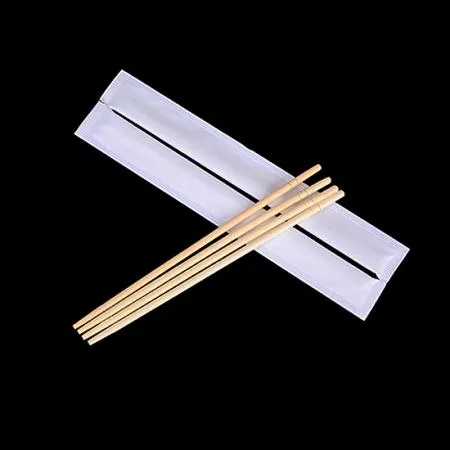 둥근 대나무젓 가락 20cm 백색 무지 1000개 이미지