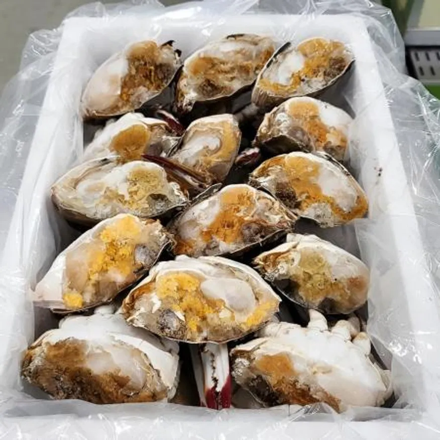 특품 연평도 암꽃게 절단꽃게 2kg(12-20조각)냉동 꽃게 이미지
