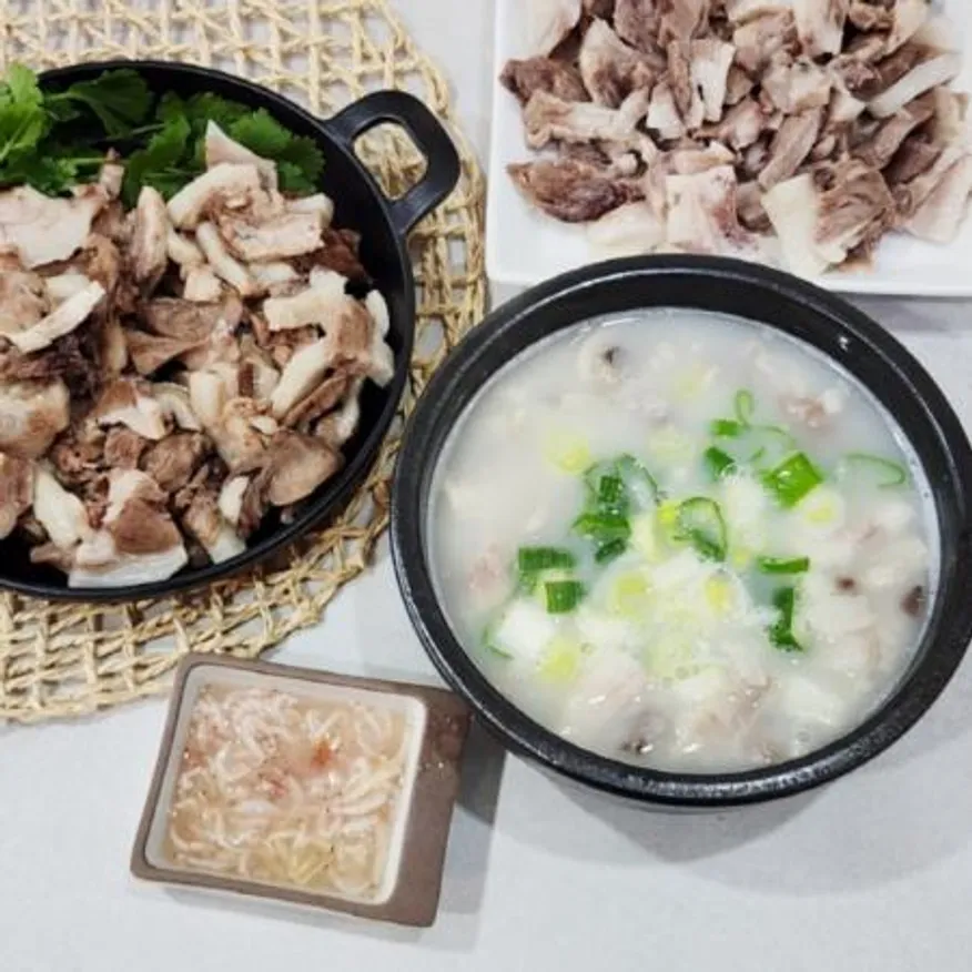 국내산 돼지 머릿고기 슬라이스1kg 돈두 슬라이스 이미지