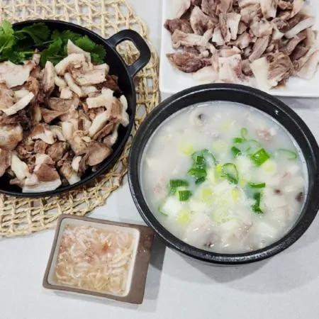 국내산 돼지 머릿고기 슬라이스1kg 돈두 슬라이스 이미지