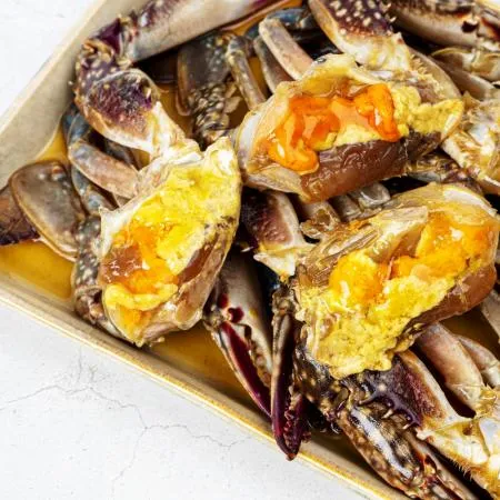 연평도 암꽃게 절단간장게장1kg(중-대 사이즈/2미/4조각)100%알배기
