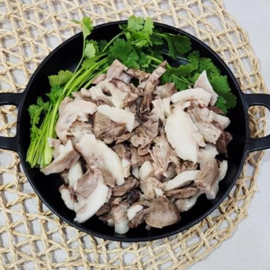 국내산 돼지 머릿고기 슬라이스1kg 돈두 슬라이스 이미지