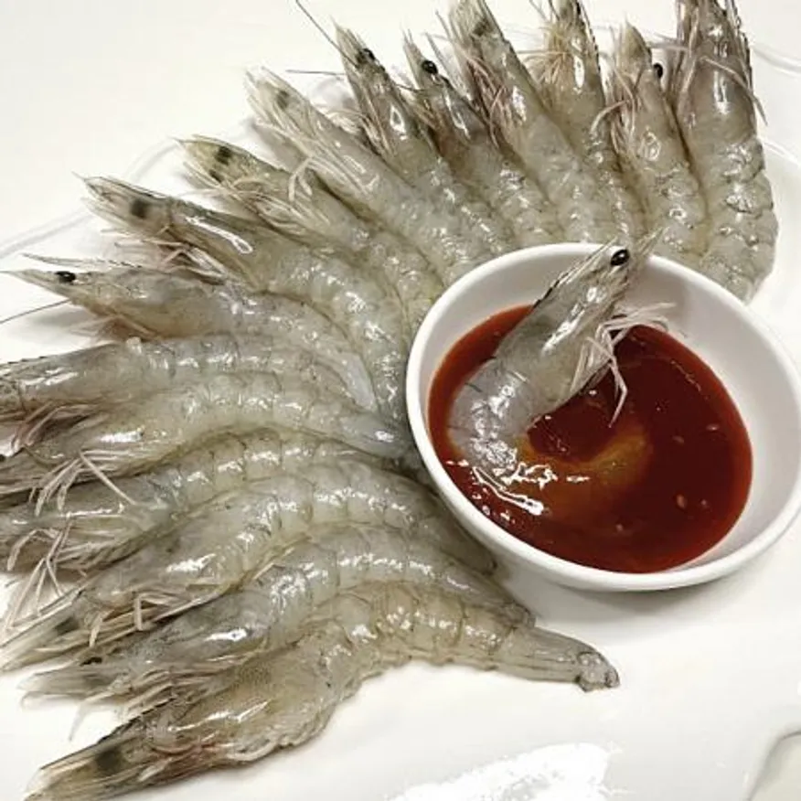 국내산 대하 횟감용 제철 활 흰다리 새우1kg 이미지