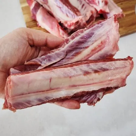 한돈 돼지 등갈비 1kg 국내산 돼지갈비 쪽갈비 이미지