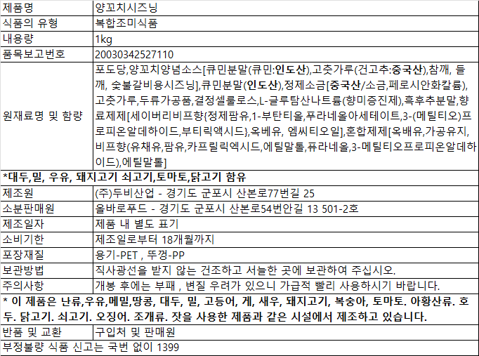 상품정보제공고시