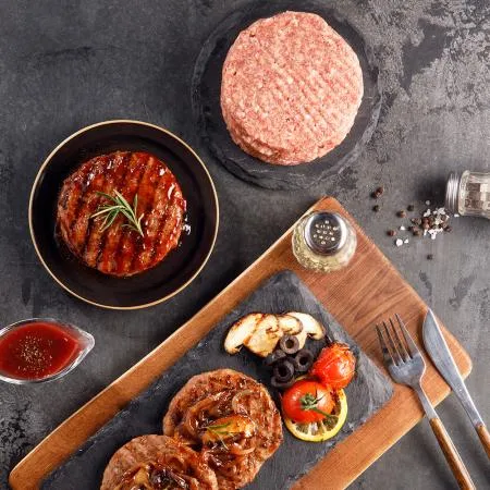 꿀맛나는세상 돼지랑 한우랑 스테이크 10kg 이미지