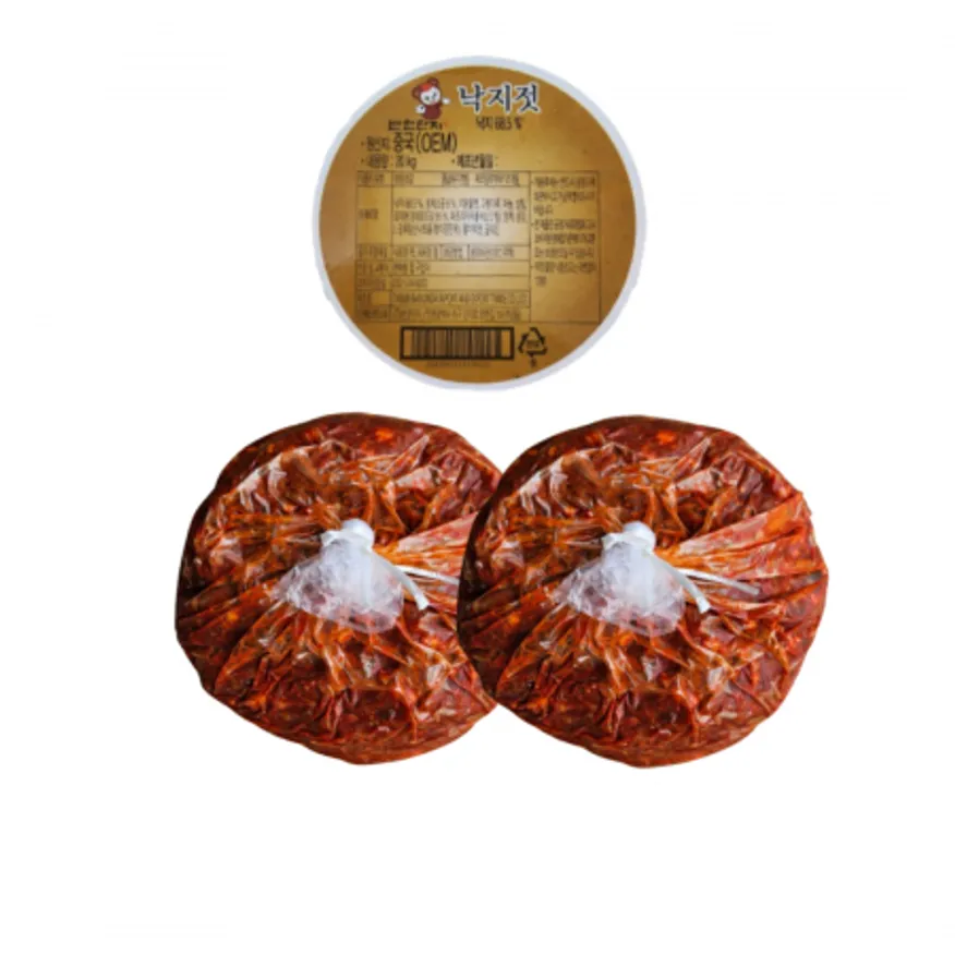 반찬단지 낙지젓 10kg_한박스(2개입) 업소용 대용량 식당용 이미지