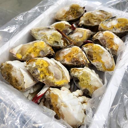 국내산 급냉 하프절단 암꽃게 3KG