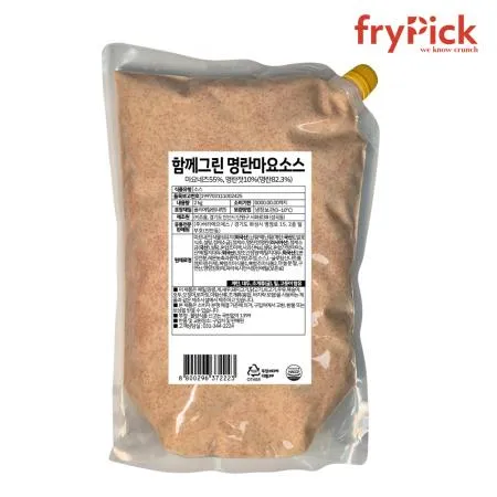 코다노 조흥 명란마요소스 2kg 파스타 포케 명란소스 업소용 급식용 대용량 이미지