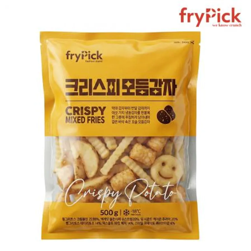 프라이픽 크리스피 6종 모듬감자 500g 이미지