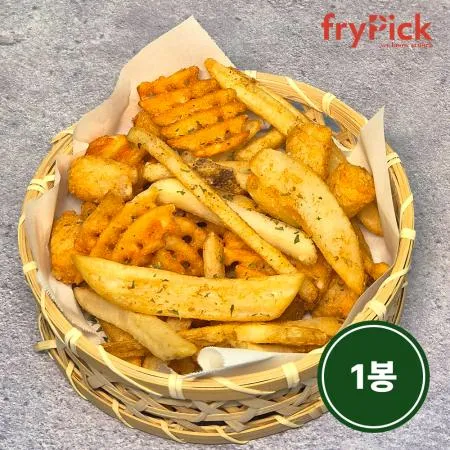 양념 모듬감자 튀김 450g 1봉