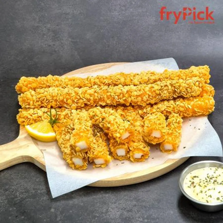프라이픽 크럼블 자이언트 오징어튀김 1kg (12입) 이미지