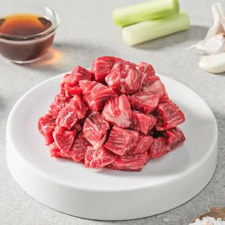 [마녀바스켓] 프리미엄 1++ 한우국거리 300g (냉장) 이미지