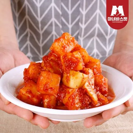 [마녀바스켓] 아삭하고 깔끔한 용김치 깍두기 10kg 이미지