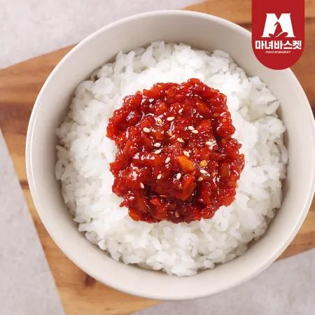 [마녀바스켓] 밥도둑 비빔 오징어젓갈 500g 이미지