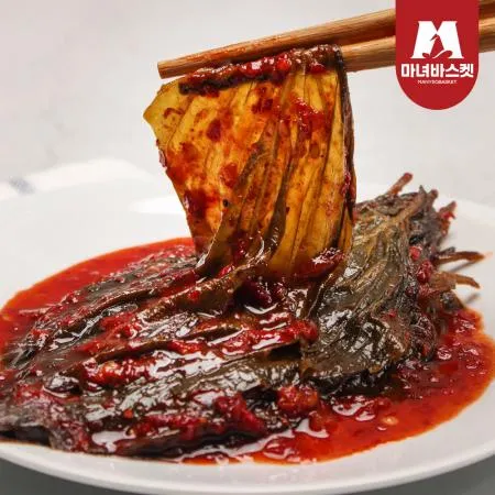 [마녀바스켓] 밥도둑 반찬 깻잎무침 1kg