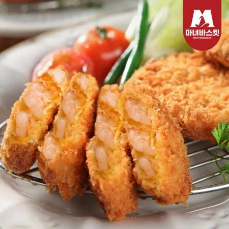 [마녀바스켓] 통살 새우까스 1kg (20개입) 이미지