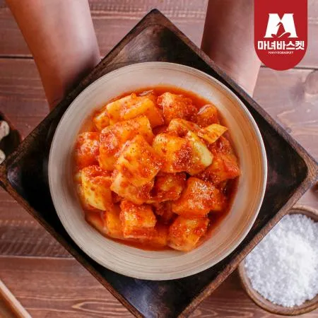 [마녀바스켓] 아삭하고 깔끔한 용김치 깍두기 10kg 이미지