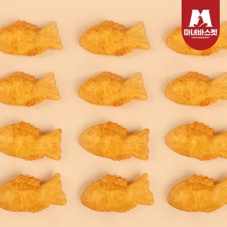 [마녀바스켓] 속이 꽉 찬 용궁에서 온 붕어빵(슈크림) 1050g (15개입) 이미지
