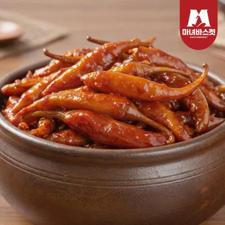 [마녀바스켓] 매콤달콤 고추무침 500g 이미지