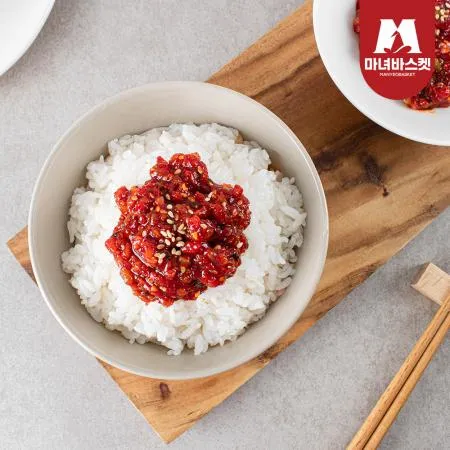 [마녀바스켓] 밥도둑 비빔 낙지젓갈 500g 이미지