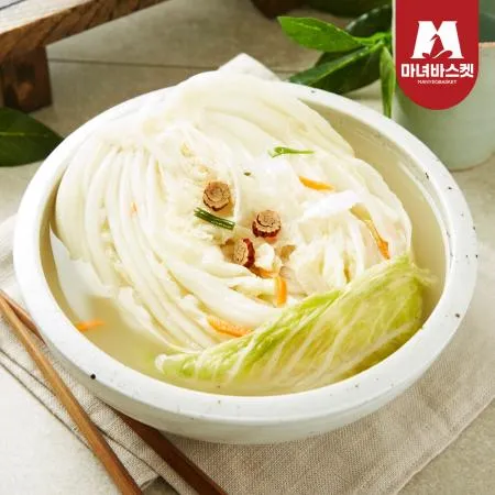 [마녀바스켓] 담백하고 시원한 맑은 용김치 백김치 10kg 이미지