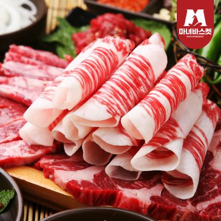 [마녀바스켓] 미국산 초이스 등급 우차돌양지 250g (구이/찌개/샤브용)