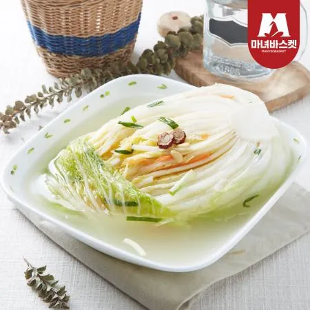 [마녀바스켓] 담백하고 시원한 맑은 용김치 백김치 10kg 이미지