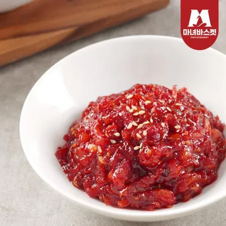 [마녀바스켓] 밥도둑 비빔 오징어젓갈 500g