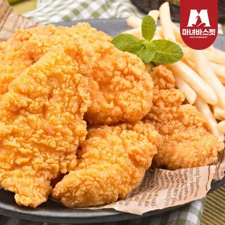 [마녀바스켓] 맘스터치 시그니처 통살 치킨텐더 1kg 이미지