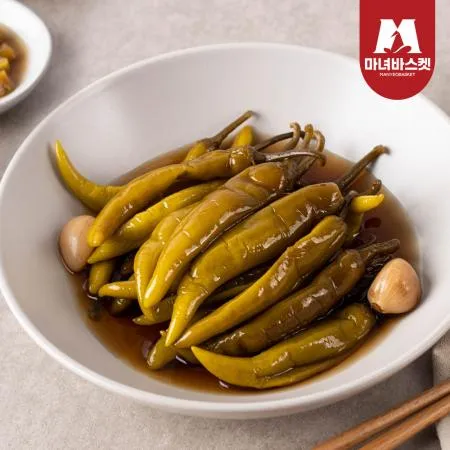 [마녀바스켓] 밥도둑 간장고추장아찌 1kg