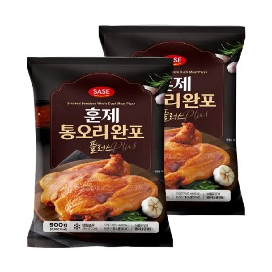 사세 훈제통오리 완포 900g 2개 이미지