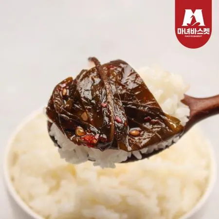[마녀바스켓] 밥도둑 반찬 깻잎무침 1kg 이미지