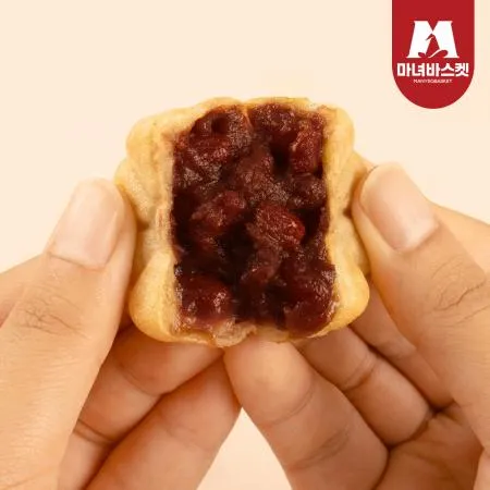 [마녀바스켓] 추억의 간식 국화빵(팥) 500g (20개입) 이미지