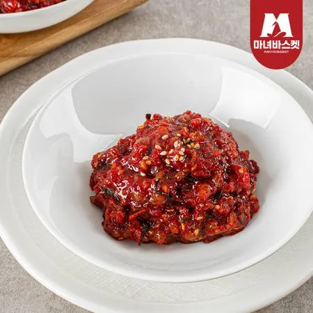 [마녀바스켓] 밥도둑 비빔 낙지젓갈 500g