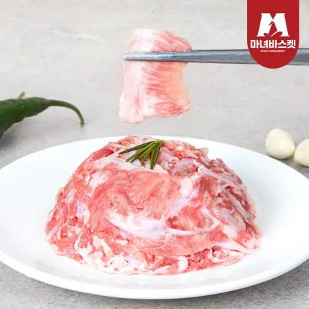[마녀바스켓] 손질 필요없는 국내산 돼지 生오돌뼈 1kg 이미지