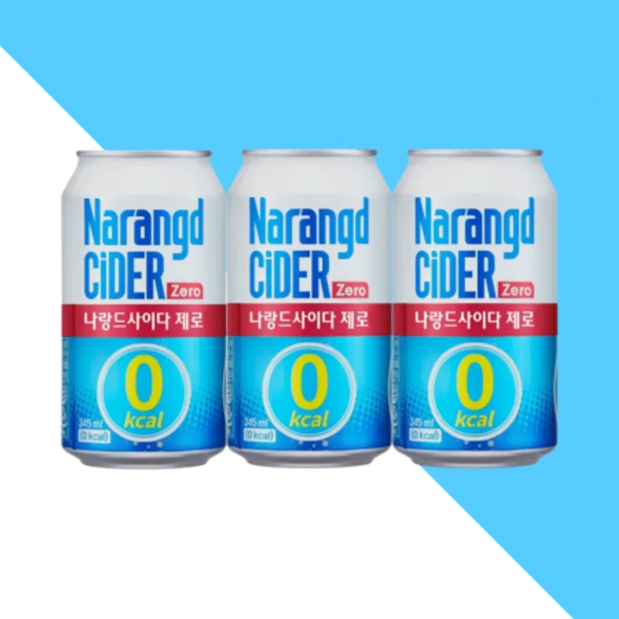나랑드사이다 제로 345ml 24개 이미지